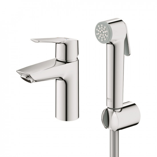 Смеситель для раковины Grohe Start 23123003 с гигиеническим душем хром