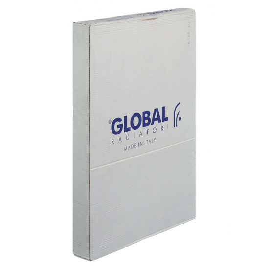 Радиатор биметаллический Global Style Extra 500 мм 10 секций 1" боковое подключение белый