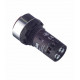Кнопка ABB CP1-30R-11 (1SFA619100R3071) 220 В на дверцу щита красная