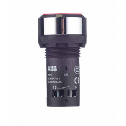 Кнопка ABB CP1-30R-11 (1SFA619100R3071) 220 В на дверцу щита красная