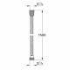 Душевой шланг пластиковый 150 см GROHE Relexaflex хром 28155001