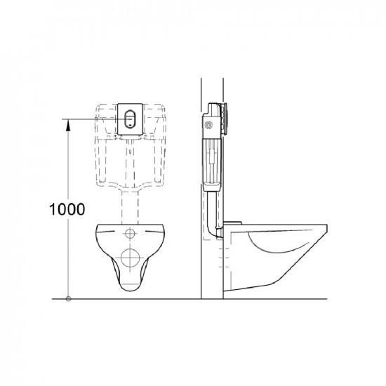 Клавиша смыва GROHE Arena Cosmopolitan 38844SH0 белая глянцевая