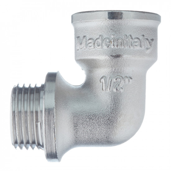 Угол Stout (SFT-0016-000012) 1/2 ВР(г) х 1/2 НР(ш) с упором никелированный