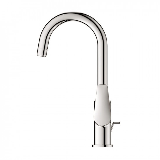 Смеситель для раковины с высоким изливом Grohe Start Edge 23776001 однорычажный с донным клапаном хром