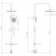Душевой гарнитур LEMARK с лейкой Тропический дождь LM8808C