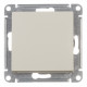 Переключатель Schneider Electric Atlas Design ATN000271 одноклавишный перекрестный скрытая установка бежевый