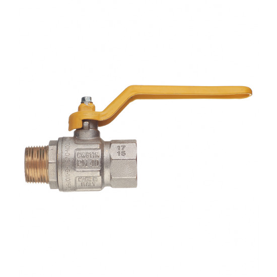 Кран шаровой газовый 3/4 ВР(г) х 3/4 НР(ш) ручка