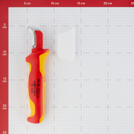 Нож 180 мм Knipex (KN-9855SB) для удаления изоляции