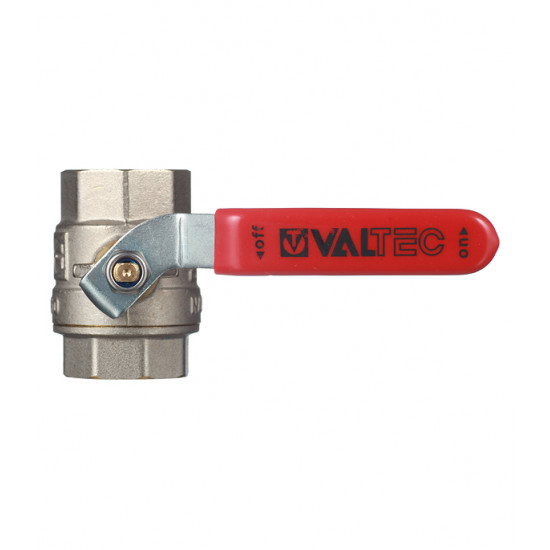 Кран шаровой латунный VALTEC Base (VT.214.N.06) 1 ВР(г) х 1 ВР(г) ручка прямой