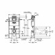 Инсталляция Grohe Rapid SL без клавиши без унитаза (38587000)