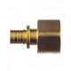 Соединитель прямой Stout (SFA-0002-001634) 16 мм х 3/4 ВР(г) латунный