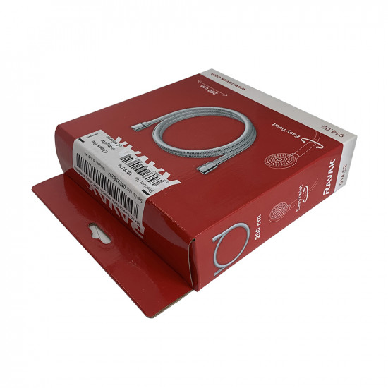 Шланг для душа 2000 мм Ravak SilverShine 914.02 X07P339 пластик 1/2" x 1/2"