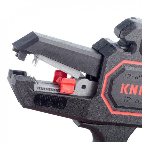 Стриппер сечение 0,2-6 кв.мм Knipex (KN-1262180SB) для удаления изоляции
