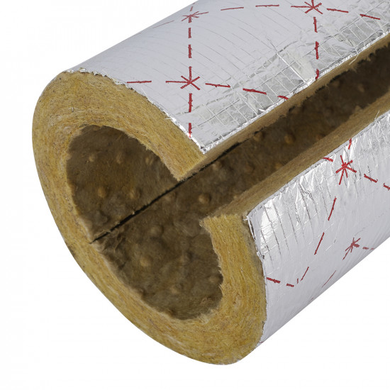 Звукоизоляция для труб Rockwool цилиндр 114х30х3000 мм