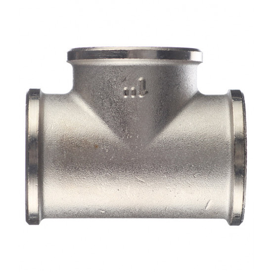 Тройник Stout (SFT-0020-000001) 1 ВР(г) х 1 ВР(г) х 1 ВР(г) латунный