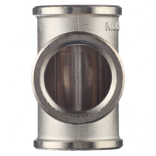 Тройник Stout (SFT-0020-000001) 1 ВР(г) х 1 ВР(г) х 1 ВР(г) латунный
