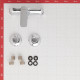 Смеситель для душа без излива Ravak Classic CL 032.00/150 X070084 однорычажный без лейки
