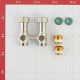 Узел нижнего подключения прямой Simplex DT2/50 (F10084) 3/4 ВР(г) x 3/4 НР(ш) ЕК для радиатора компенсатор высоты