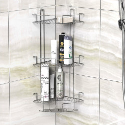 Полка для ванной Fora Balcony  FOR-DIM103 тройная 620х200х200 мм металл хром