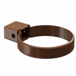Хомут трубы пластиковый d80 мм Docke Standard коричневый RAL 8017