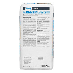 Шпаклевка цементная Knauf Rasler PRO Line Cement для влажных помещений белая 20 кг