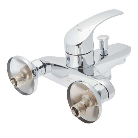 Смеситель для ванны GROHE Eurosmart 2015 33300002 с коротким изливом однорычажный без лейки