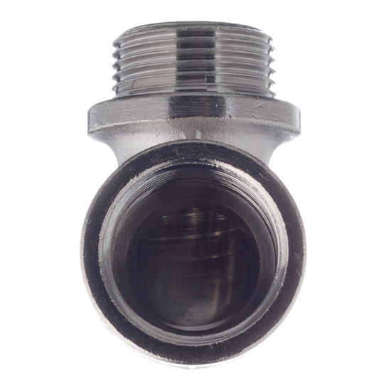 Угол Stout (SFT-0016-000034) 3/4 ВР(г) х 3/4 НР(ш) с упором никелированный