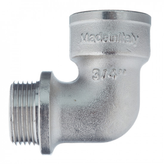 Угол Stout (SFT-0016-000034) 3/4 ВР(г) х 3/4 НР(ш) с упором никелированный
