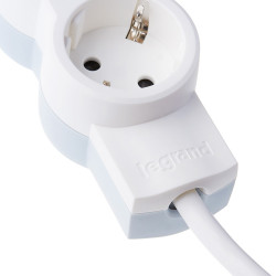Удлинитель бытовой Legrand с заземлением 1,5 м 16 А 230 В 3,5 кВт 5 розеток ПВС 3х1,5 мм2 IP20 белый