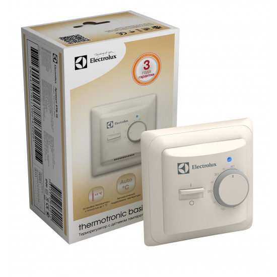 Терморегулятор механический программируемый Electrolux Thermotronic Basic слоновая кость
