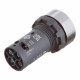 Кнопка ABB CP1-30G-11 (1SFA619100R3072) 220 В на дверцу щита зеленая