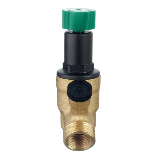 Редуктор давления Braukmann D04FM-1/2A 3/4 НР(ш) х 1/2 ВР(г) мембранный с отверстием под манометр