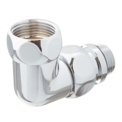 Соединитель угловой г/ш 3/4"х1/2" для полотенцесушителя