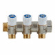 Коллектор Stout (SMB 6851 341203) 3/4 ВР(г) х 3 выхода 1/2 НР(ш) х 3/4 НР(ш) регулируeмый