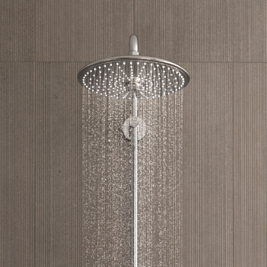 Душевая система Grohe Vitalio Joy 30361000 верхним душем d260 мм с лейкой d 110 мм с термостатом