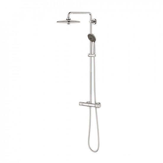 Душевая система Grohe Vitalio Joy 30361000 верхним душем d260 мм с лейкой d 110 мм с термостатом
