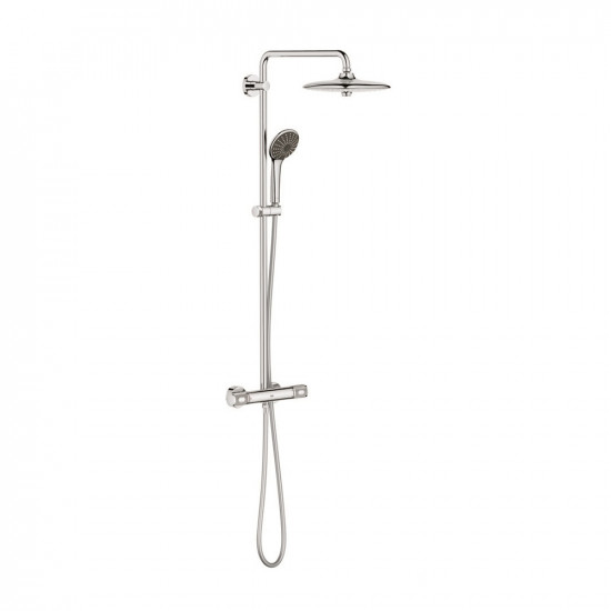 Душевая система Grohe Vitalio Joy 30361000 верхним душем d260 мм с лейкой d 110 мм с термостатом
