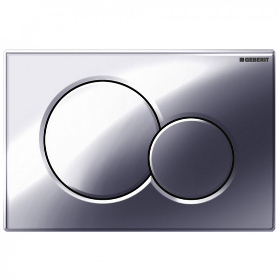 Клавиша смыва GEBERIT Sigma01 115.770.21.5 хром для инсталляций Платтенбау Sigma
