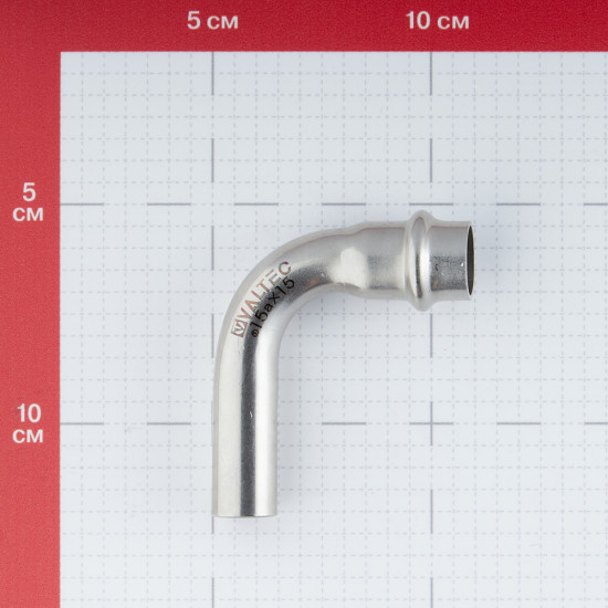 Угол VALTEC (VTi.950.I.001515) 90° 15 мм ВН нержавеющая сталь
