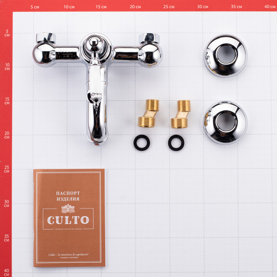 Смеситель для ванны/душа Culto ANTIQUE BS01ANT с коротким изливом однорычажный без лейки