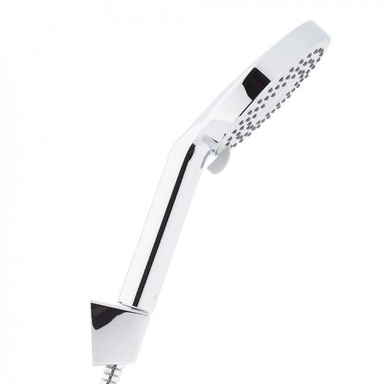 Душевой комплект Ravak 903.00 X07S006  шланг 1500 мм с душевой лейкой Flat M d118 мм F3 с держателем