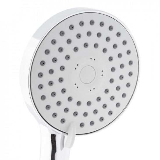 Душевой комплект Ravak 903.00 X07S006  шланг 1500 мм с душевой лейкой Flat M d118 мм F3 с держателем