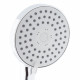 Душевой комплект Ravak 903.00 X07S006  шланг 1500 мм с душевой лейкой Flat M d118 мм F3 с держателем