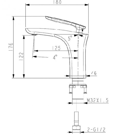 Смеситель для раковины Lemark Bellario LM6806C