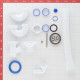 Сифон для мойки и раковины VIRPLAST by WIRQUIN 30980698 1 1/2"х40 прямоточный с выпуском D 70 мм и гибк