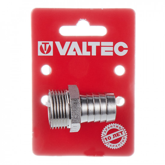 Штуцер VALTEC (VTr.650.N.0520) для присоединения шланга 3/4 НР(ш) х 20 мм латунный