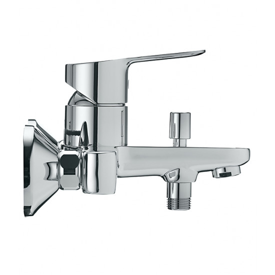 Смеситель для ванны и душа GROHE BauEdge 23334000 с коротким изливом однорычажный без лейки