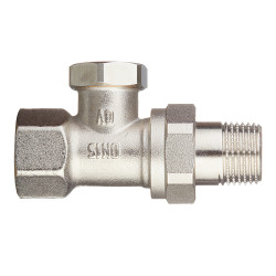 Клапан (вентиль) запорный прямой Oventrop Combi 2 (1091162) 1/2 НР(ш) х 1/2 ВР(г) для радиатора