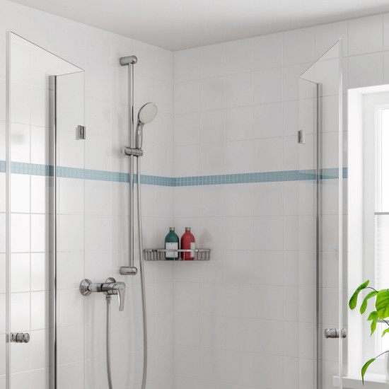 Смеситель для душа без излива Grohe Bau Edge 23635001 однорычажный без лейки хром