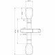 Душевая штанга Lemark  хром LM8078C